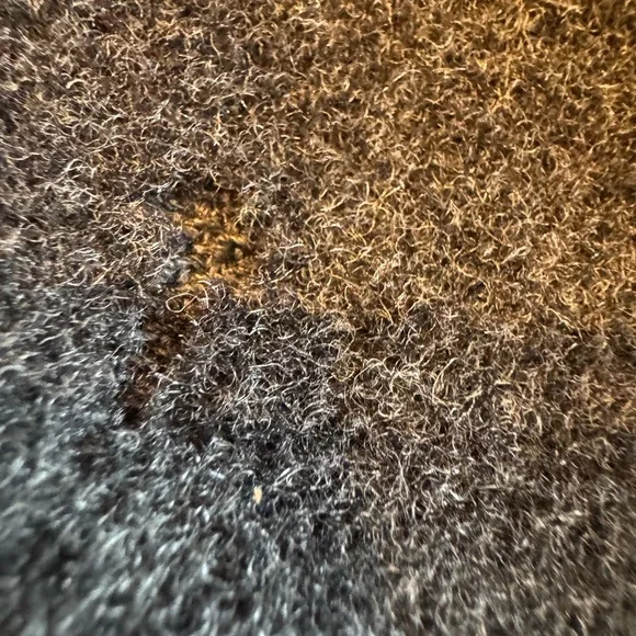 John Weitz Cashmere Wool blend Double-Breasted Dark Gray Coat Sz 4p - Picture 14 of 15